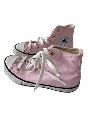 Converse Chuck Taylor All Star High Top Pink Canvas Shoes Size 13 Children’s